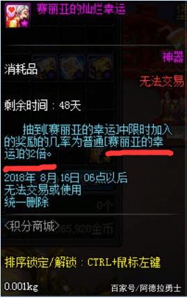 地下城私服五一称号即将曝光！商人先行一步，3级勇气跌了一半241
